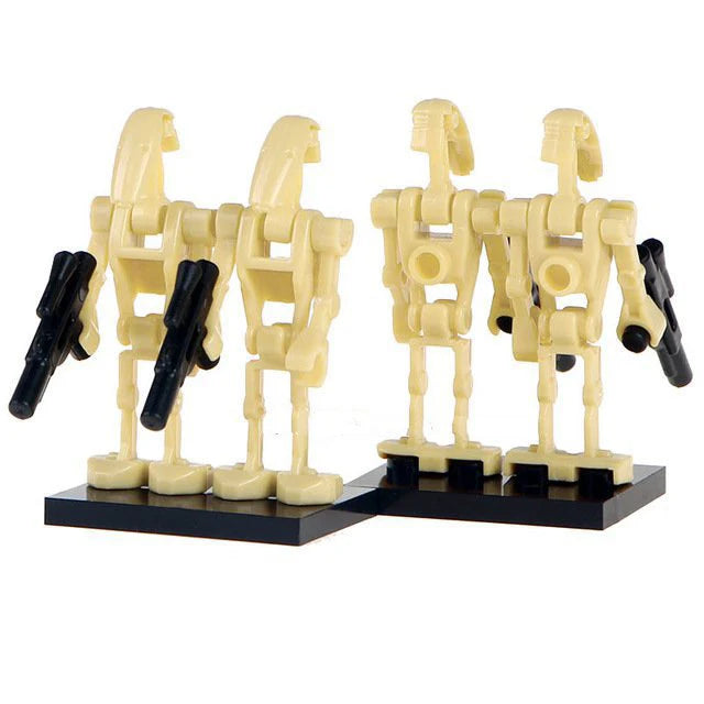 4 x Battle Droid B1 Minifiguren