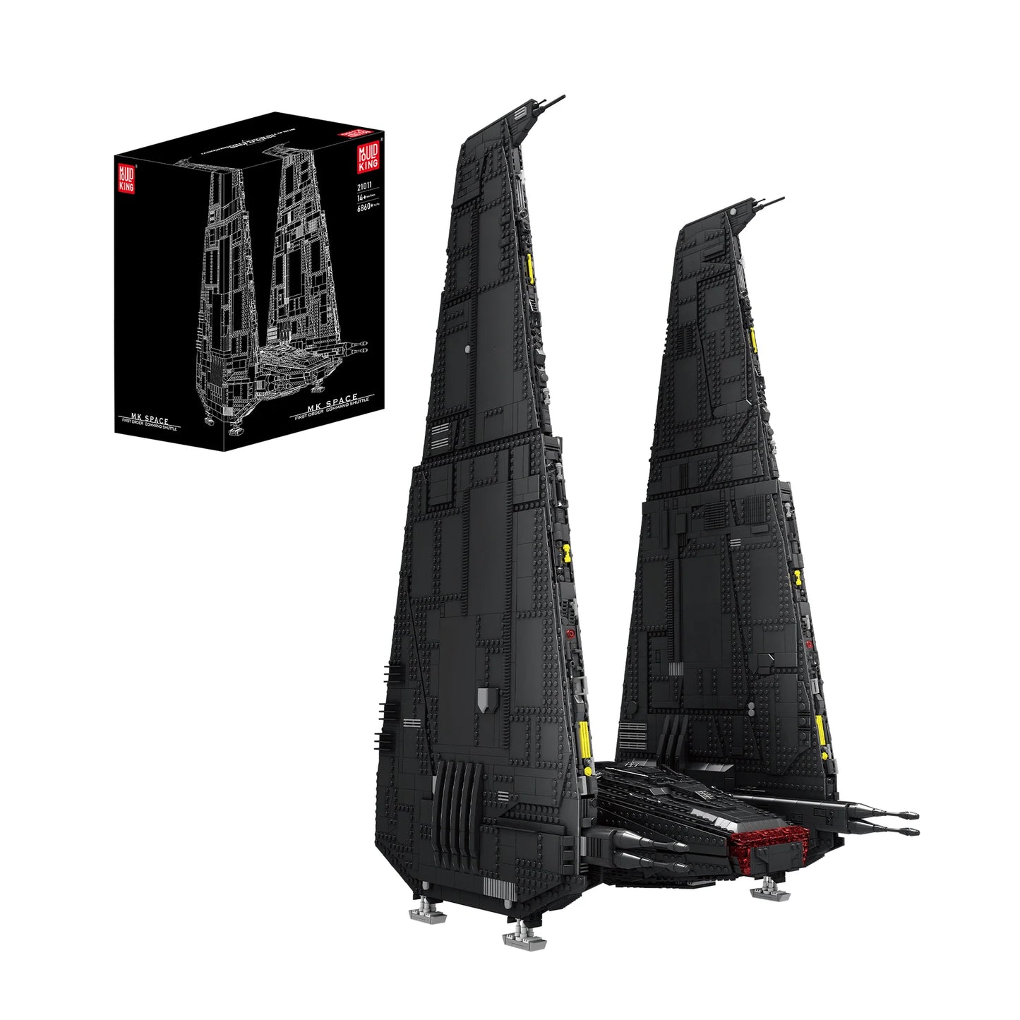 Upsilon Command Shuttle Bausatz | 6.860 Teile
